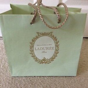 Laduree  Pistachio Mint green gift bag